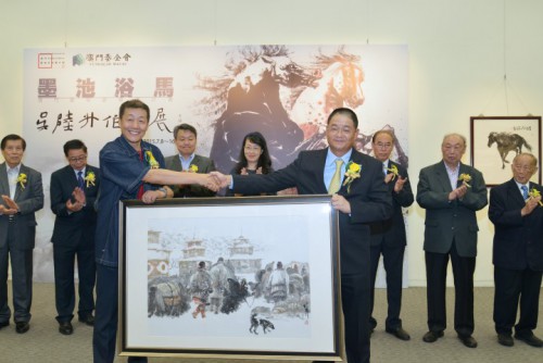 澳門藝術家推廣計劃：“墨池浴馬──吳陸升作品展”已揭幕