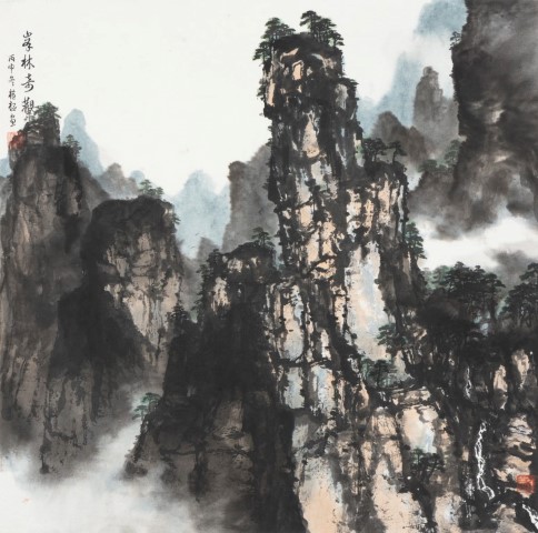 本會收藏作品：峰林奇觀