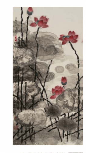 本會收藏作品_荷花