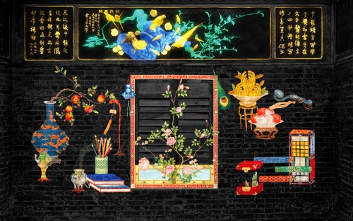 李沛榮作品：《大堂巷7號睇樓團》場景設計