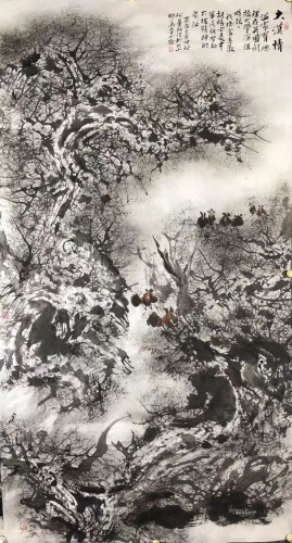 阿童牧作品：《大漠情》