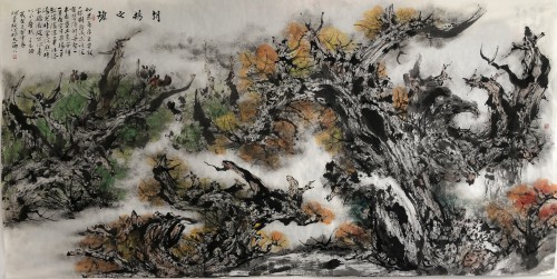阿童牧作品：《胡楊之魂》