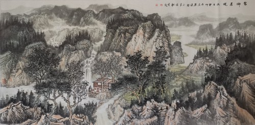 劉建銀《農鄉晨曉》