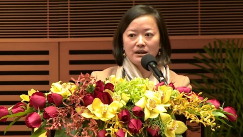 澳門基金會行政委員會鍾怡委員致辭