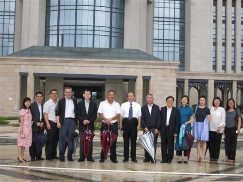 澳門基金會領導主管應邀參觀澳門大學橫琴新校區