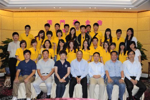 澳基會設宴接待酒泉航天團活動台灣學生代表