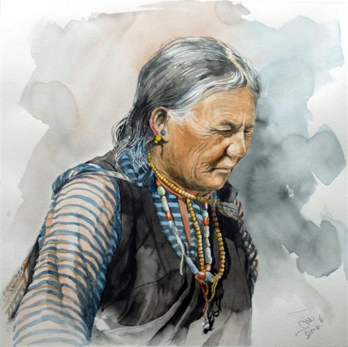 Mulher Tibetana