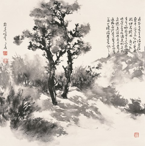 秋山疏林