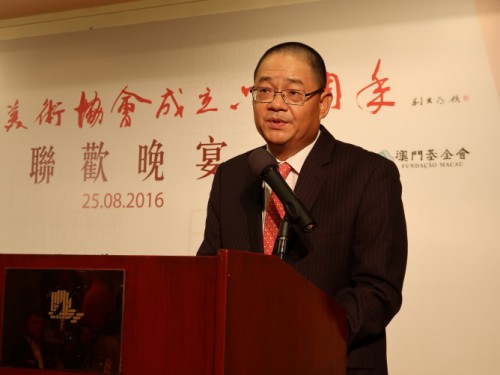 本會吳志良主席在聯歡晚宴上講話
