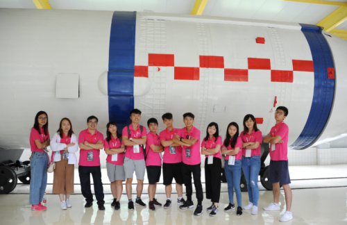 O modelo do foguete “Long March n.º 3”