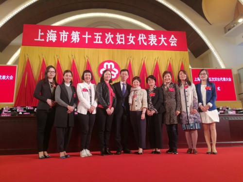 澳門代表出席滬第十五次婦代會