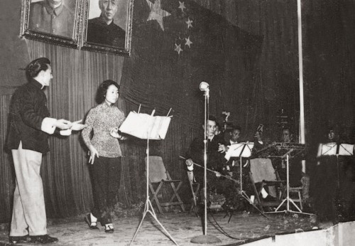 1950年代的文娛晚會（照片來自中華教育會）