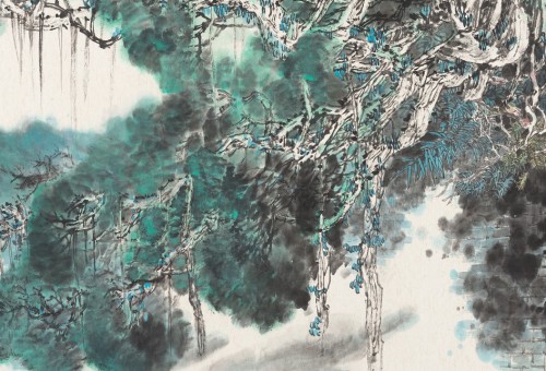 Inauguração da exposição de pintura de Kuan Wai San Pegue – Yashan, integrada no Projecto de Promoção dos Artistas de Macau