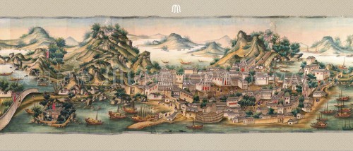 澳基會致力收集散落外地澳門史料 澳門記憶文史網獲珍貴長卷古畫海圖