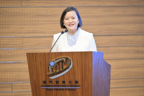 澳門基金會行政委員會鍾怡代主席致辭
